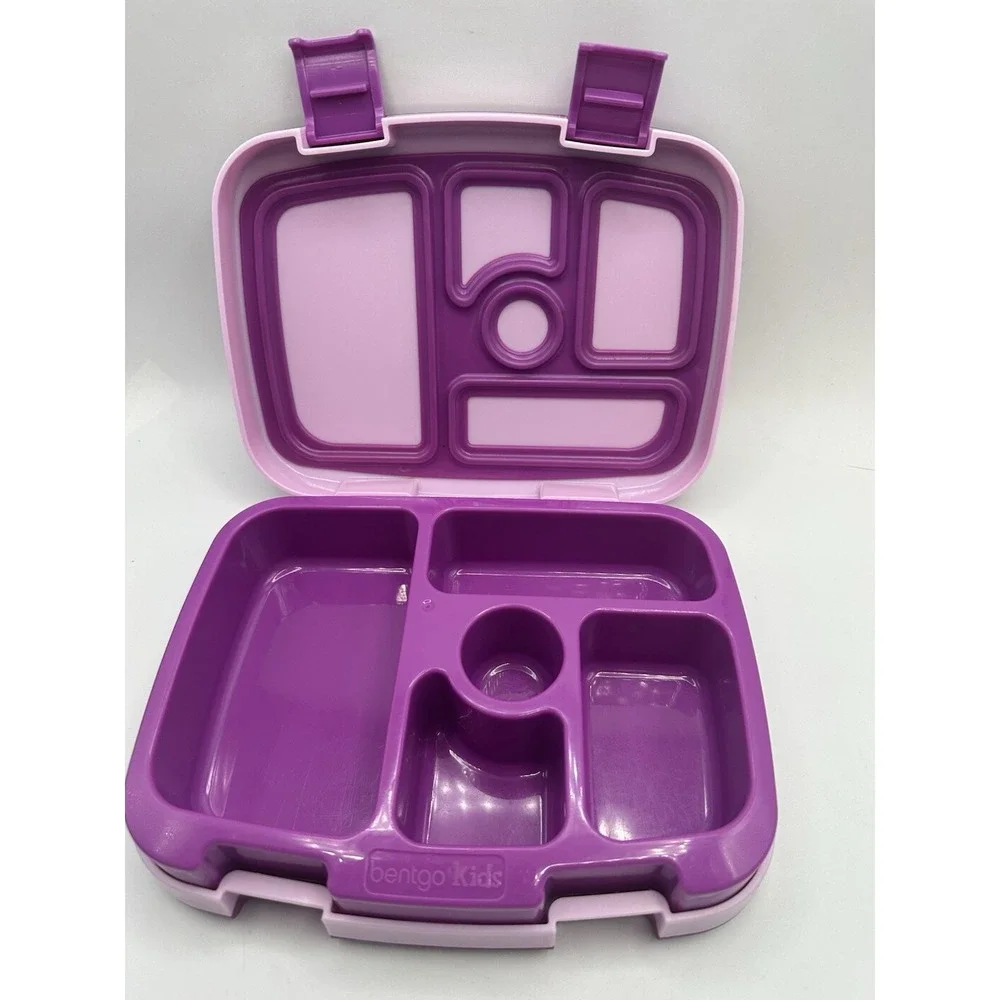 Brand New Bentgo Kids Bento Lunch Box - Purple Leak Proof Bento Box